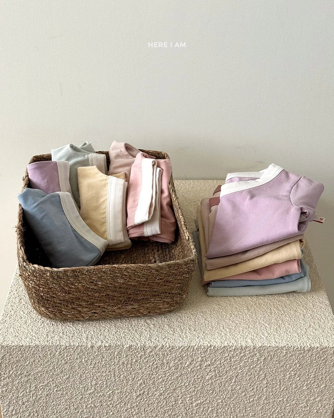 韓國童裝 26夏| HM01 Summer Plain Loungewear Set