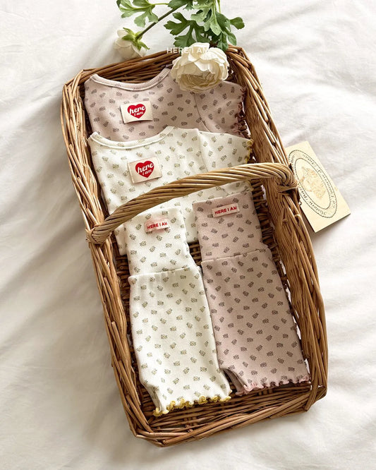 韓國童裝 26夏| HM20 Bloom Wave Loungewear Set