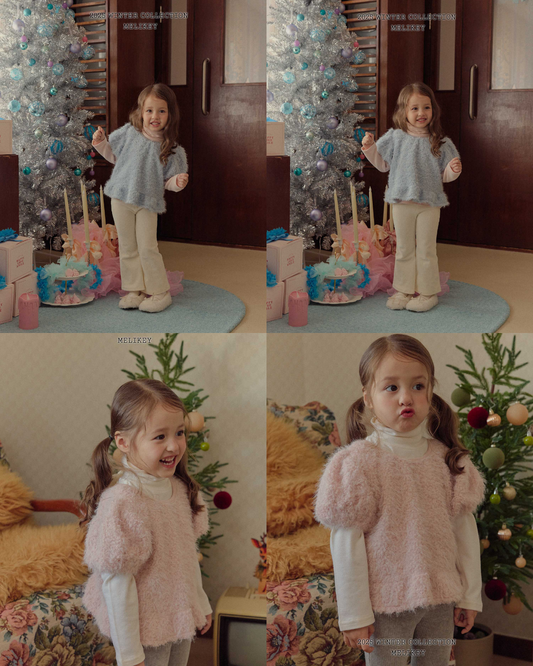 韓國童裝 25秋冬 | ME25407 Ribbon Blouse