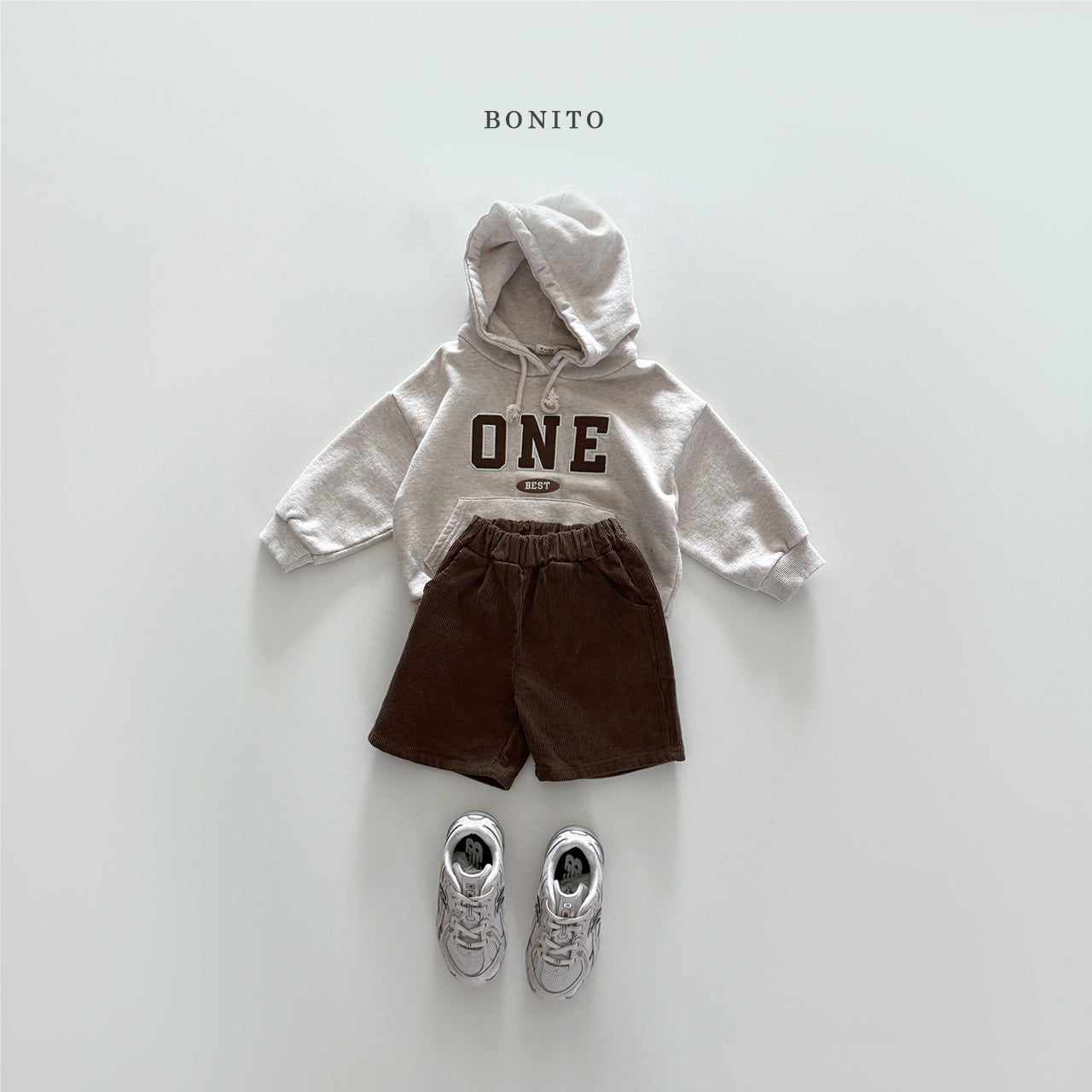 韓國童裝 25秋| BT25322 ONE HOODED MTM 親子裝 (70-140CM)