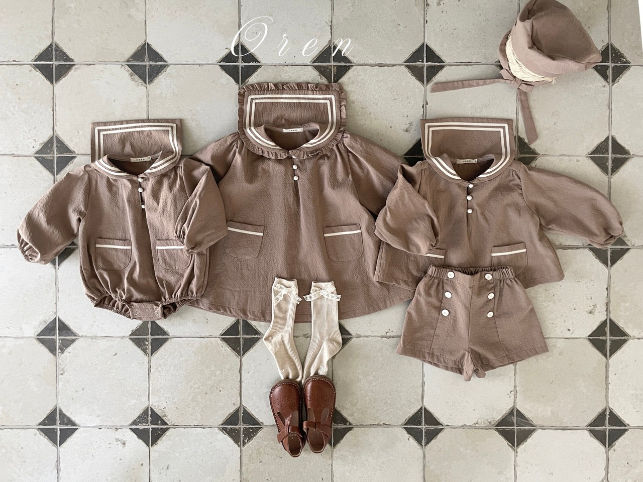 韓國童裝 25秋 | OR25312 Lucien Marine Collection - Baby Suit