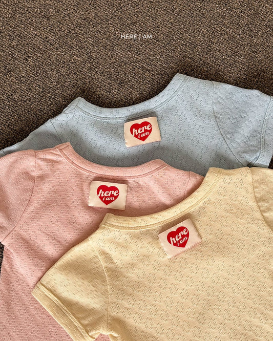 韓國童裝 26夏| HM06 Eyelet Loungewear