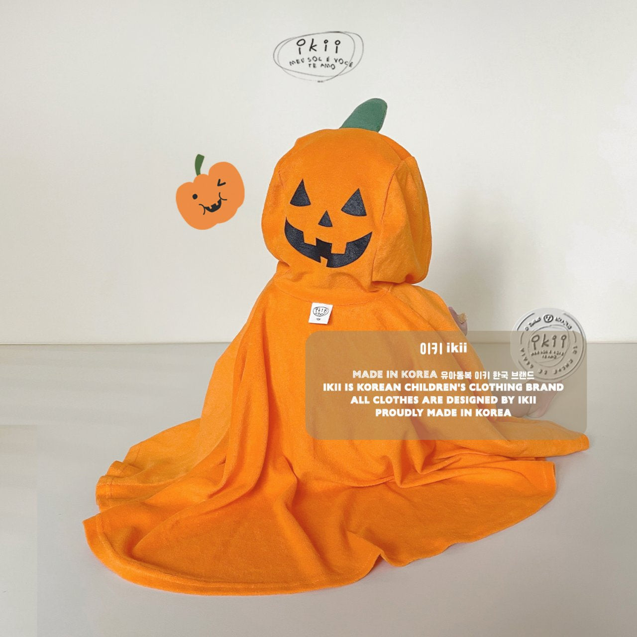 Halloween Pumpkin Towel 可愛南瓜造型純棉巾