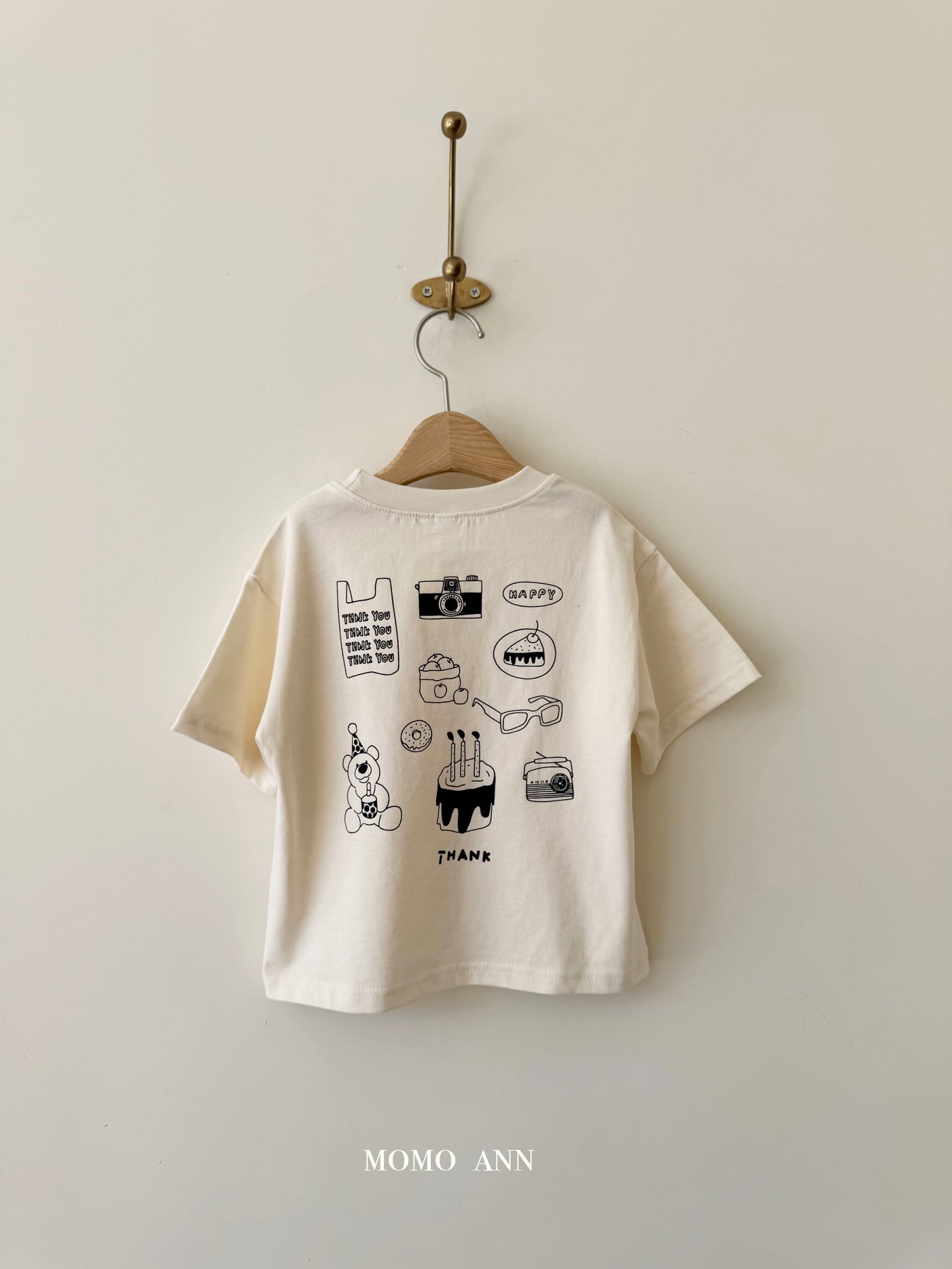 韓國童裝 25秋 | MN25301 Short Sleeve Tee