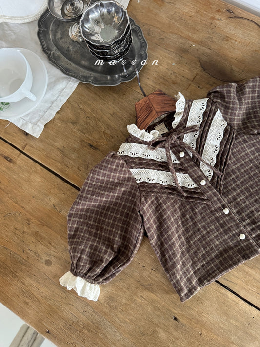 韓國童裝 25秋冬 | MA25439 EVE BLOUSE (BABY & KIDS)