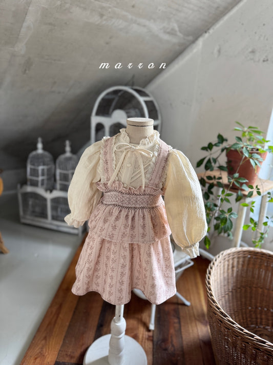 韓國童裝 25秋冬 | MA25454 LAUREN DRESS (BABY & KIDS)