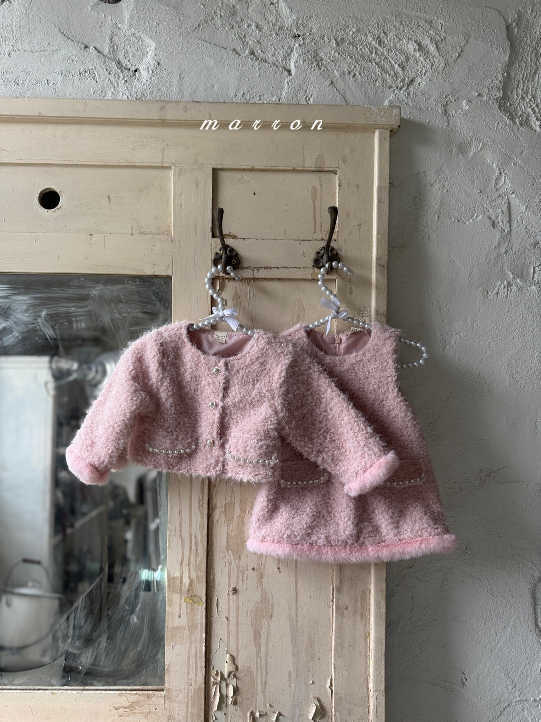 韓國童裝 25秋冬 | MA25450 PEARL DRESS (BABY & KIDS)