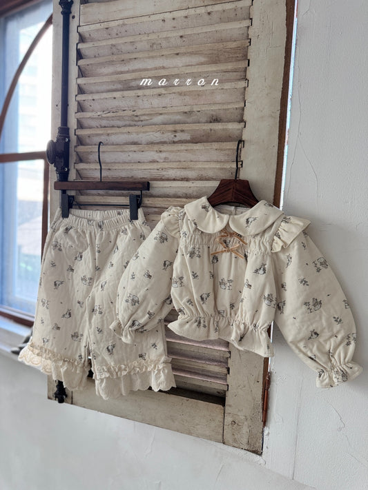 韓國童裝 25秋冬 | MA25442 RABBIT BLOUSE (BABY & KIDS) (Cotton Bonded)