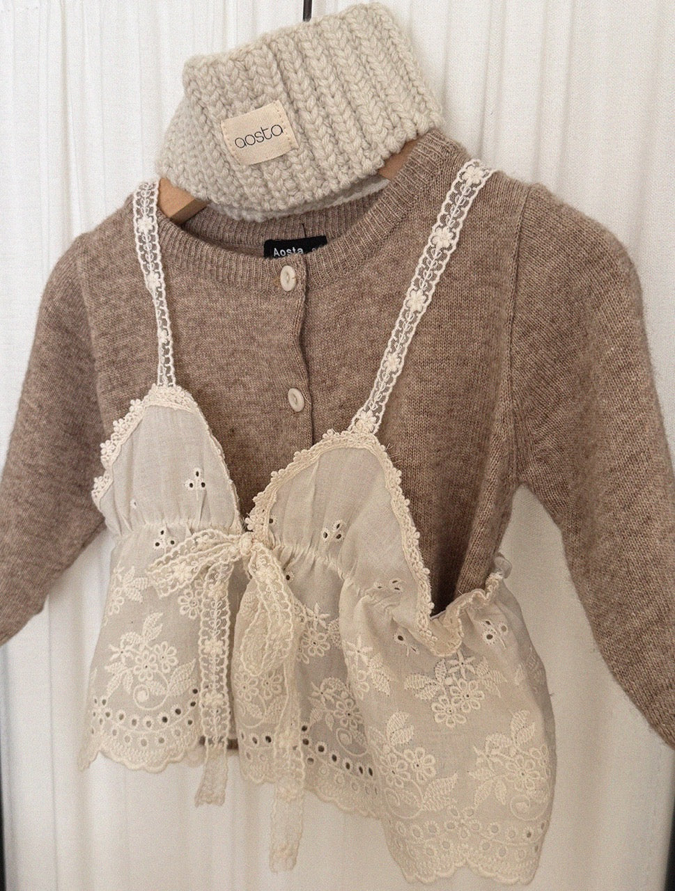 韓國童裝 26秋| AO06 Knit Cashmere Cardigan 外套 (70-110)