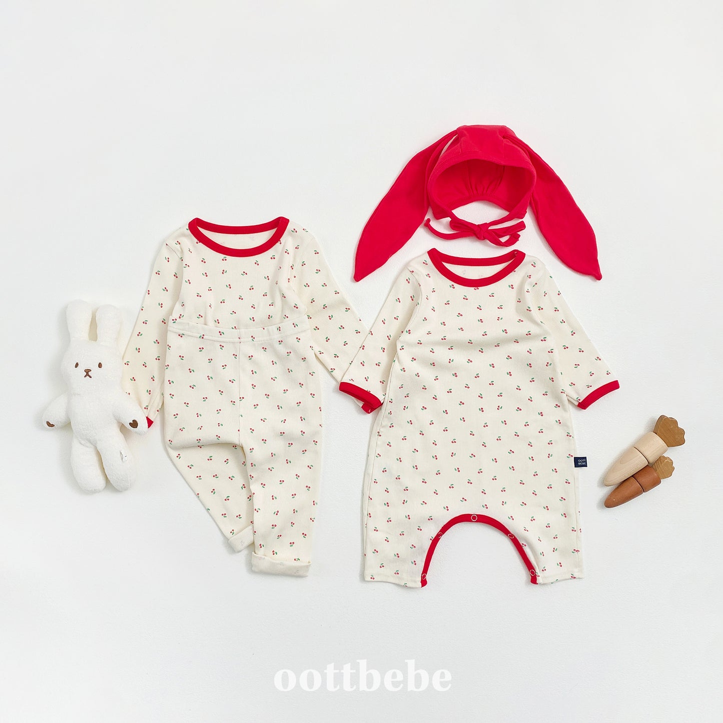 韓國童裝 | OT25336 Blossom Baby Suit