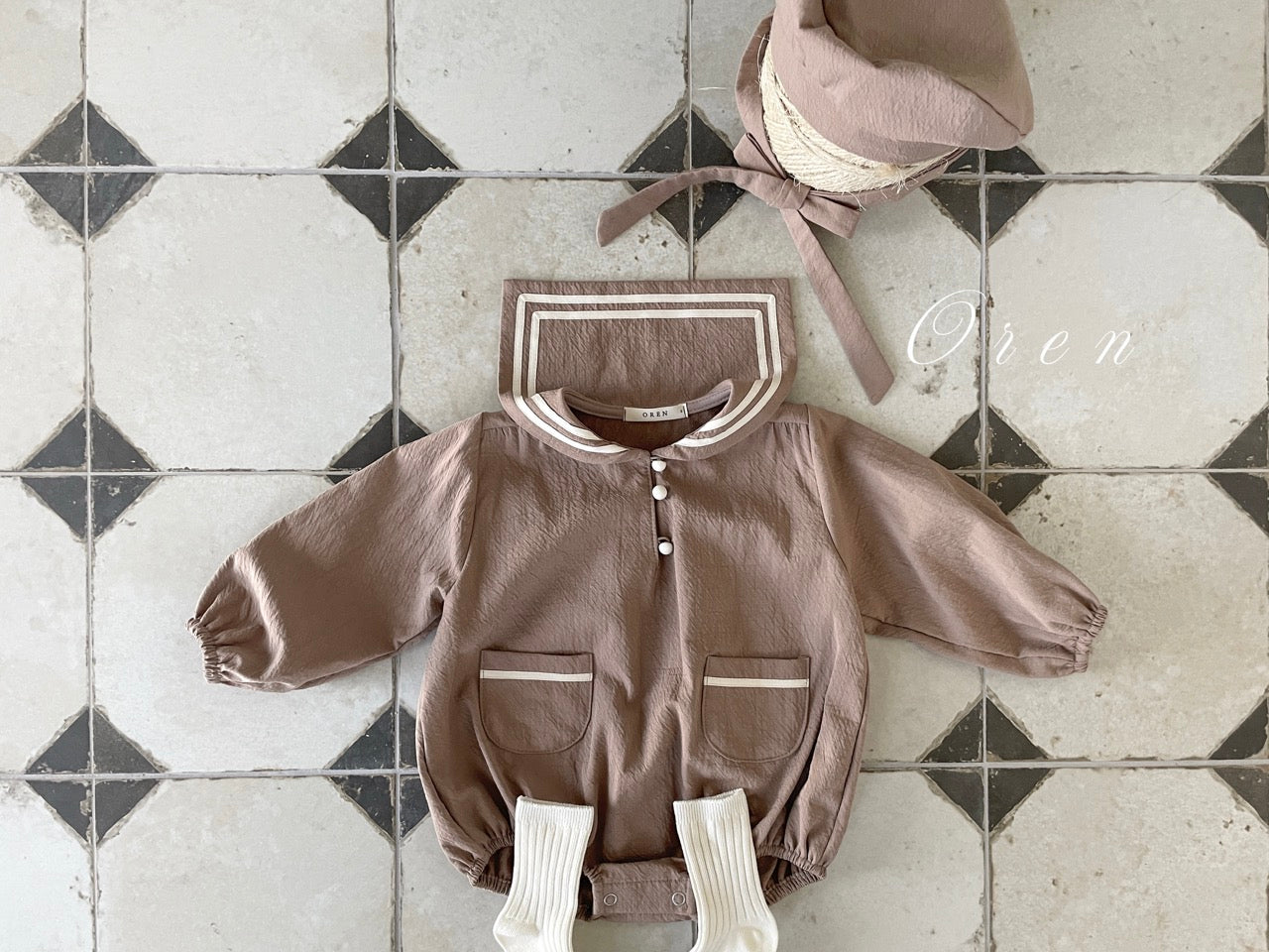 韓國童裝 25秋 | OR25312 Lucien Marine Collection - Baby Suit