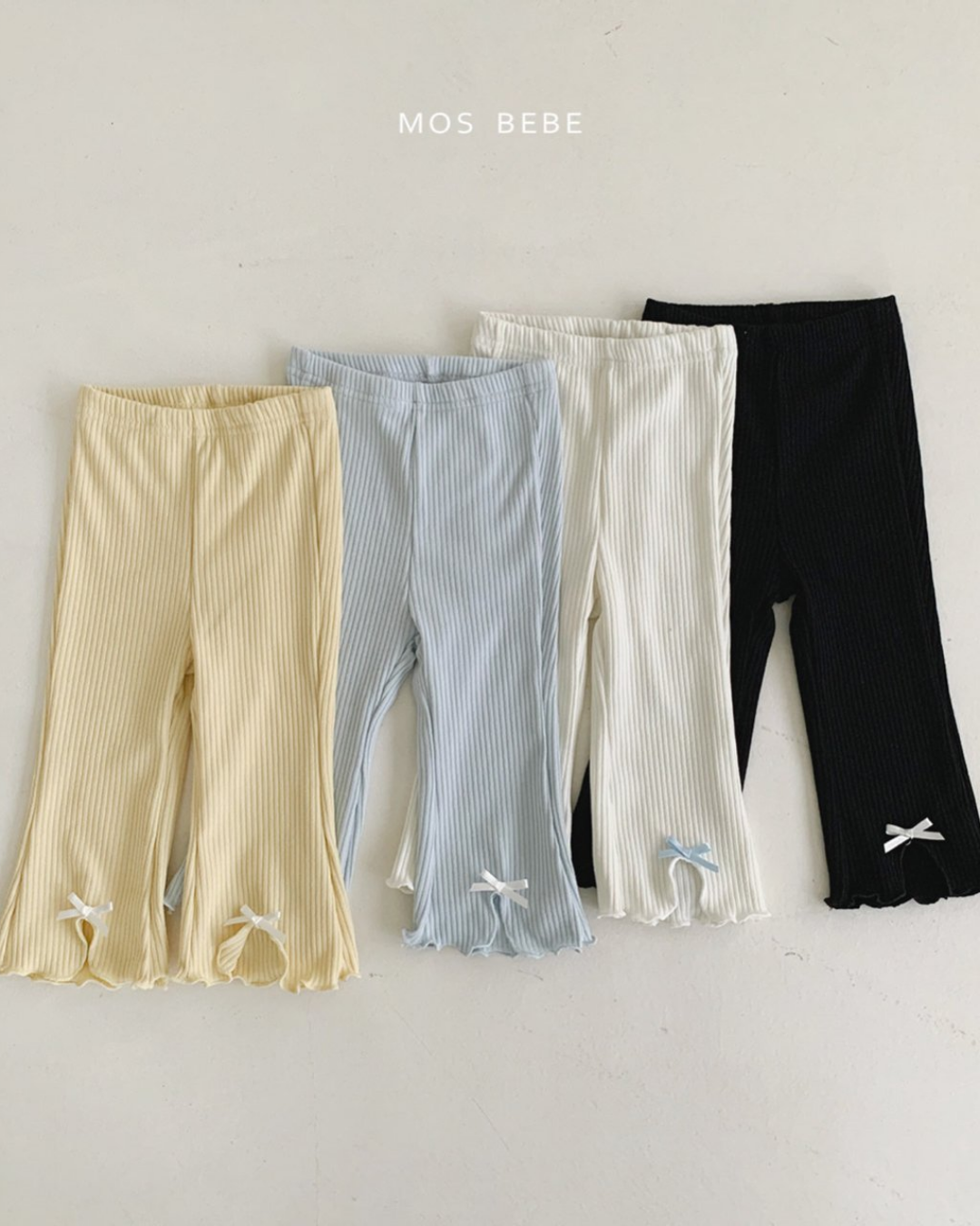 現貨▷ 韓國童裝 25春 | MS25105 SPRING RIBBON PANTS (80-90)