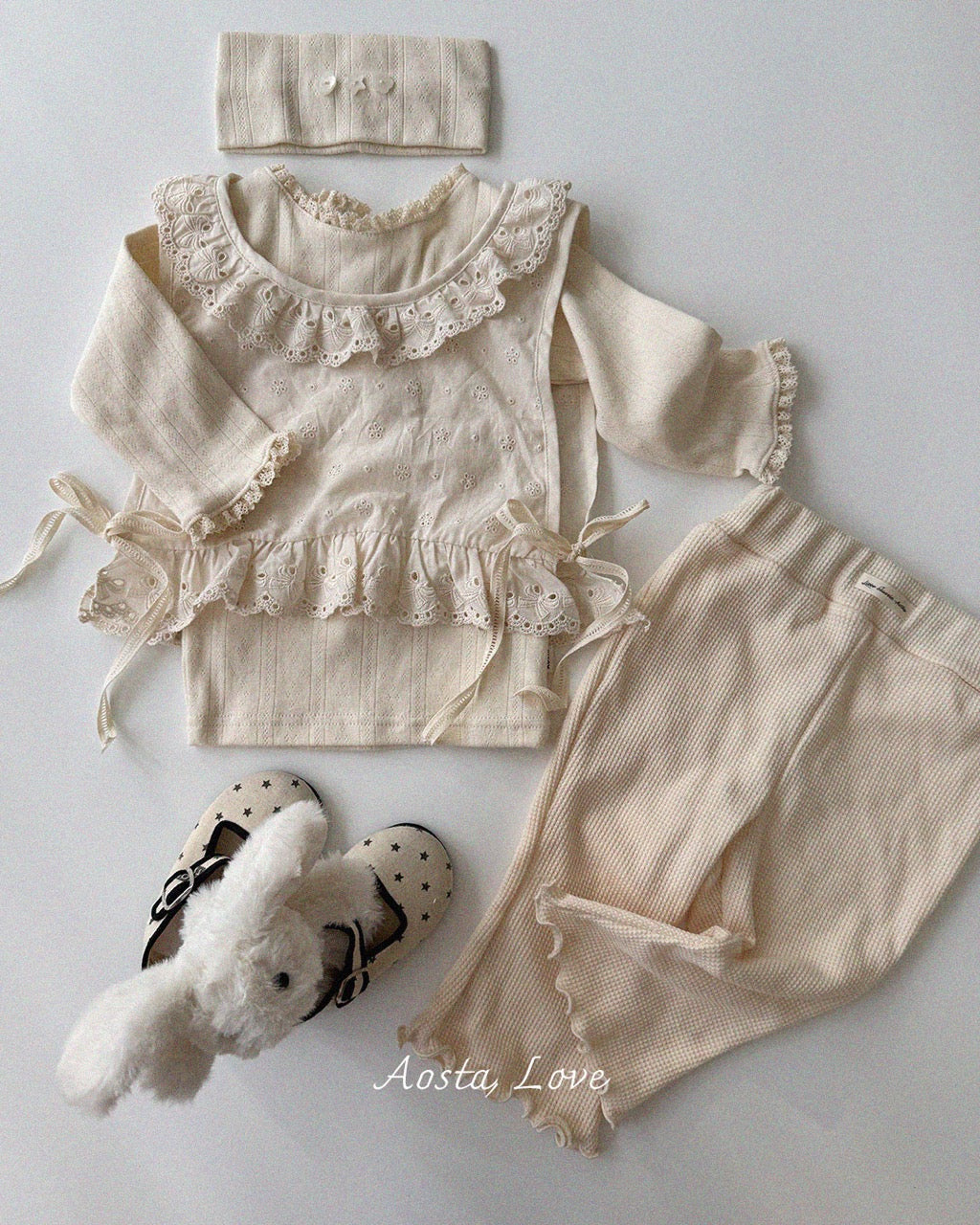 韓國童裝 26秋| AO21 Lace Olivia Vest 背心 (FREE)