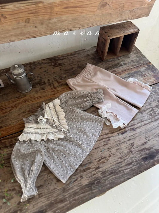 韓國童裝 26春 | MA26120 Lace Pants