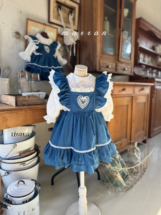 韓國童裝 26春 | MA26126 Heart OPS