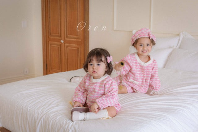 韓國童裝 25秋 | OR25311 Tweed Collection - Baby Suit