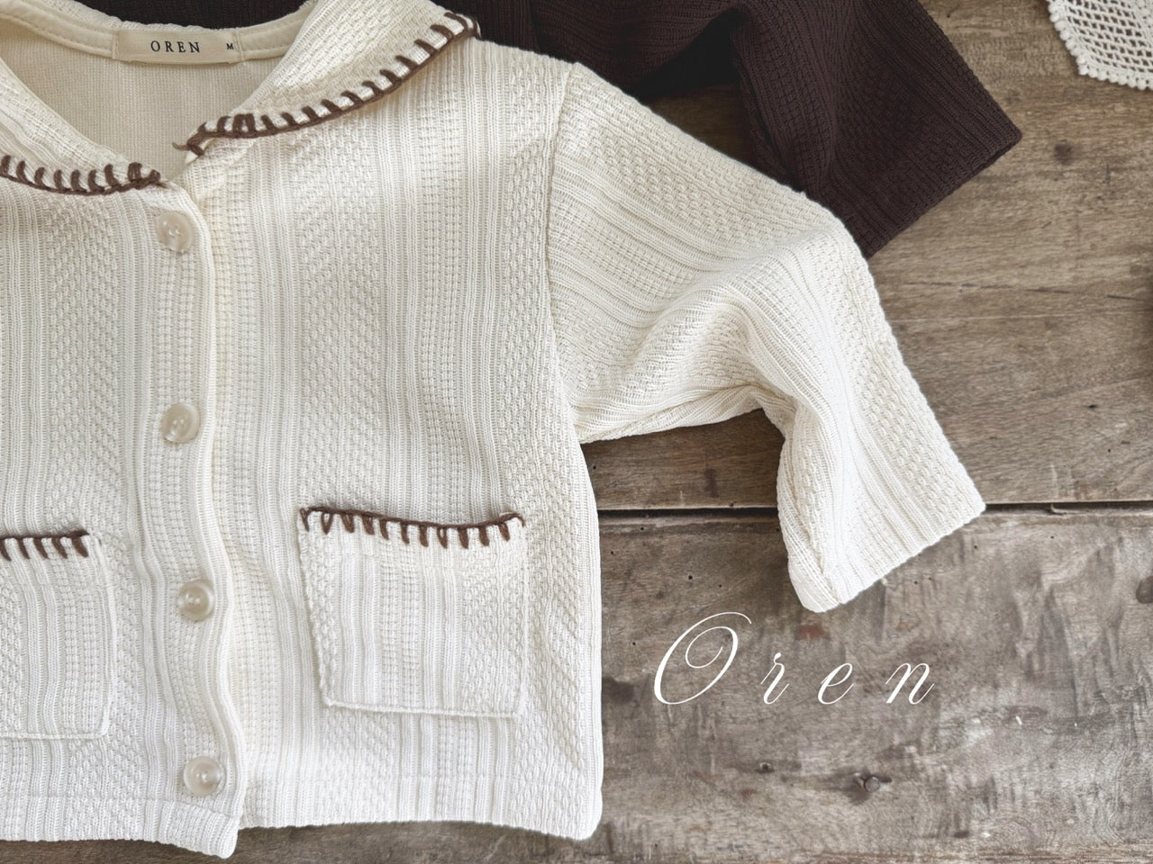 韓國童裝 25秋 | OR25316 Lucien Melo Cardigan