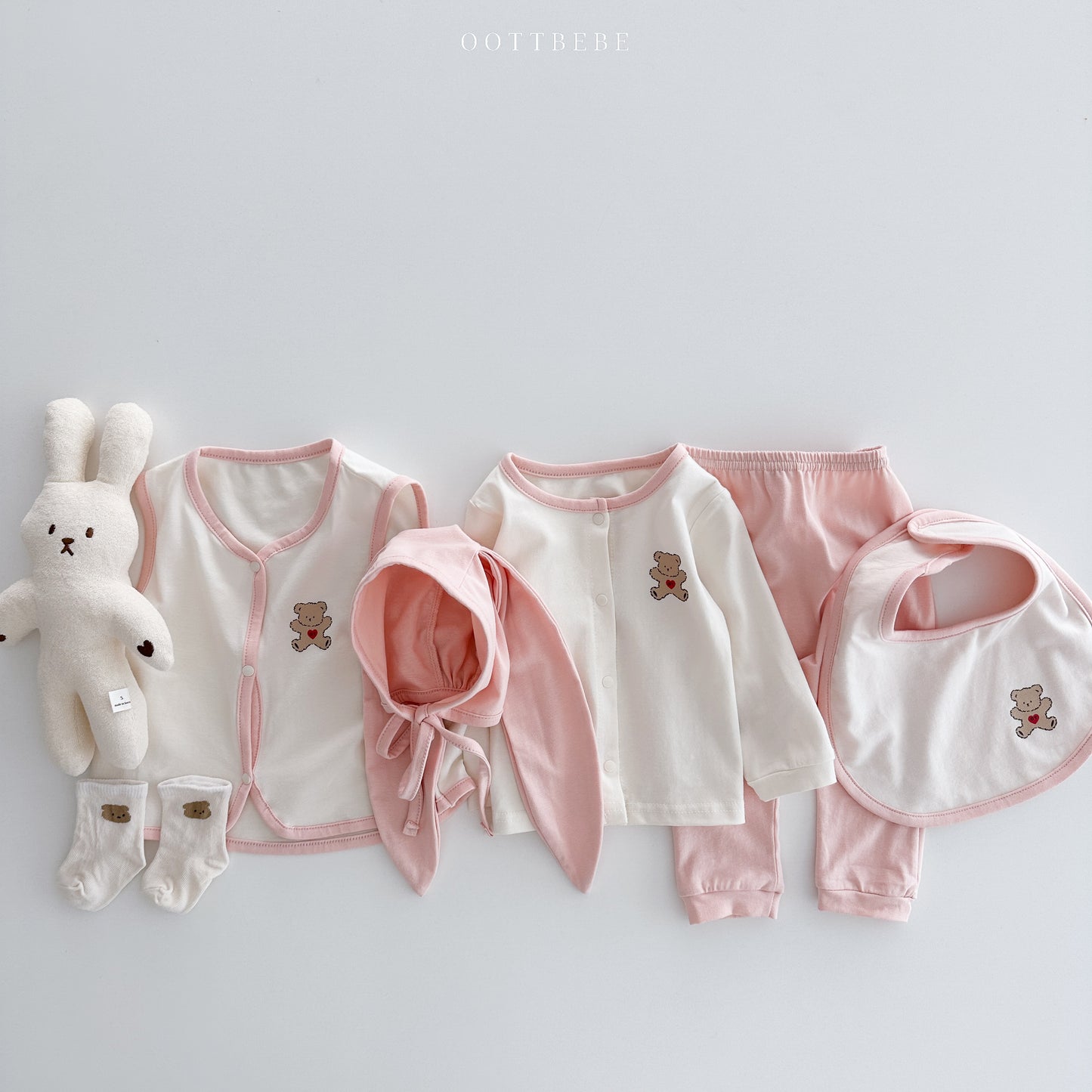 韓國童裝 | OT25101 Baby Bunny Bonnet