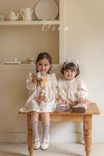 韓國童裝 25秋 | OR25324 Miel Smokin OPS & Baby Suit