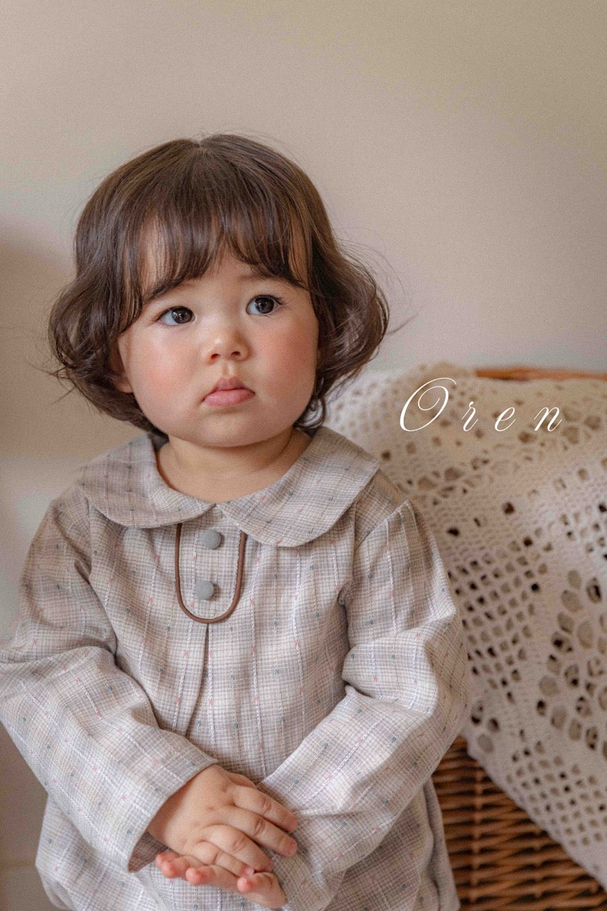 韓國童裝 25秋 | OR25323 Check Suit