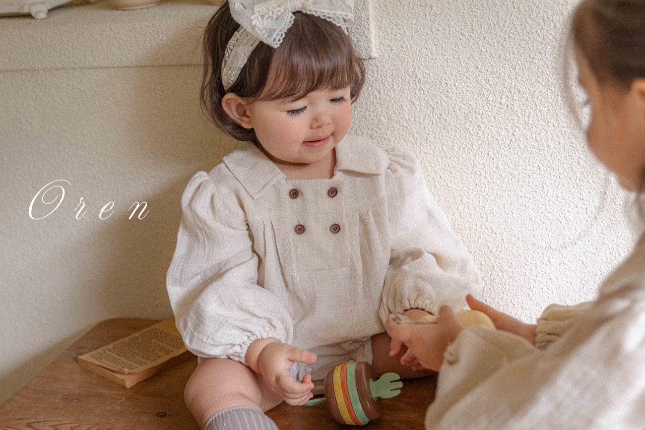 韓國童裝 25秋 | OR25319 Jacquard Double Collection - Baby Suit