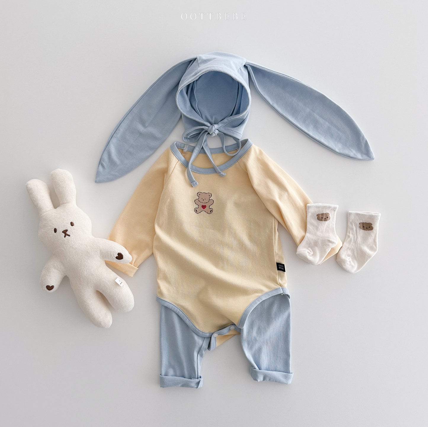 韓國童裝 | OT25101 Baby Bunny Bonnet