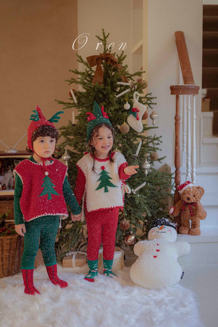 韓國童裝 25秋冬 | OR25508 聖誕款 Christmas Pajamas