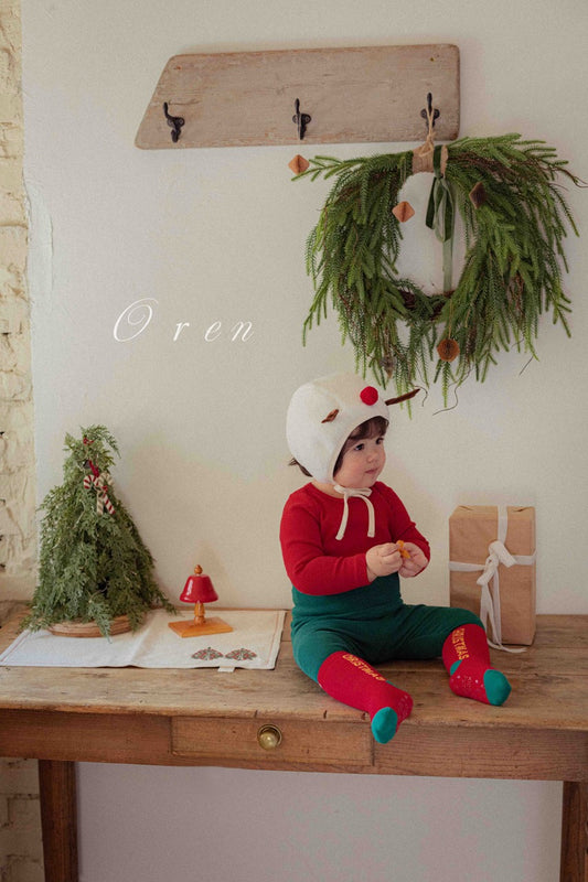 韓國童裝 25秋冬 | OR25508 聖誕款 Christmas Pajamas