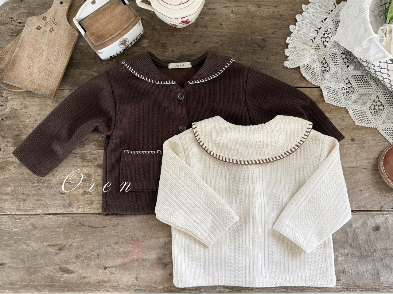 韓國童裝 25秋 | OR25316 Lucien Melo Cardigan