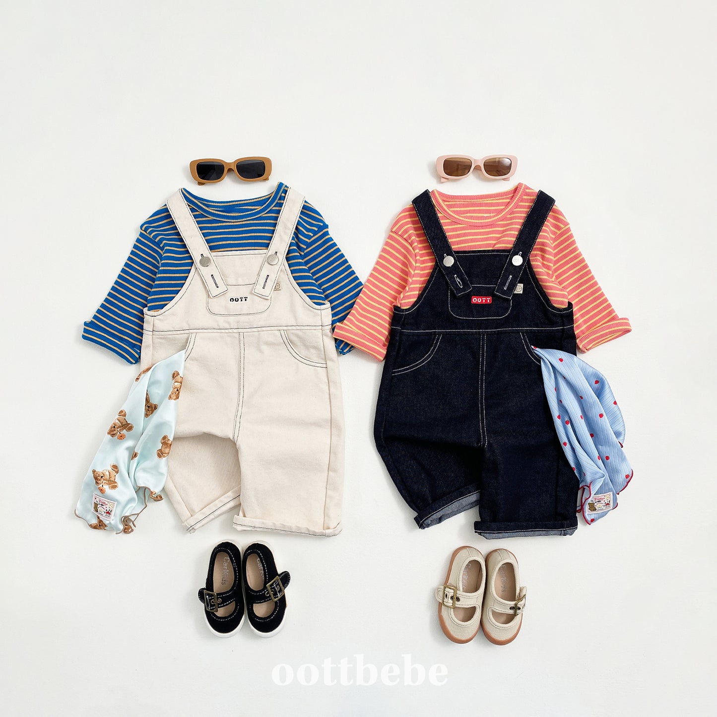 韓國童裝 | OT25327 Denim Overall