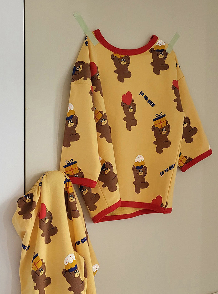 25FW 新款 室內服團購 (30/9截單) 無螢光長袖套裝(90-140) LS63