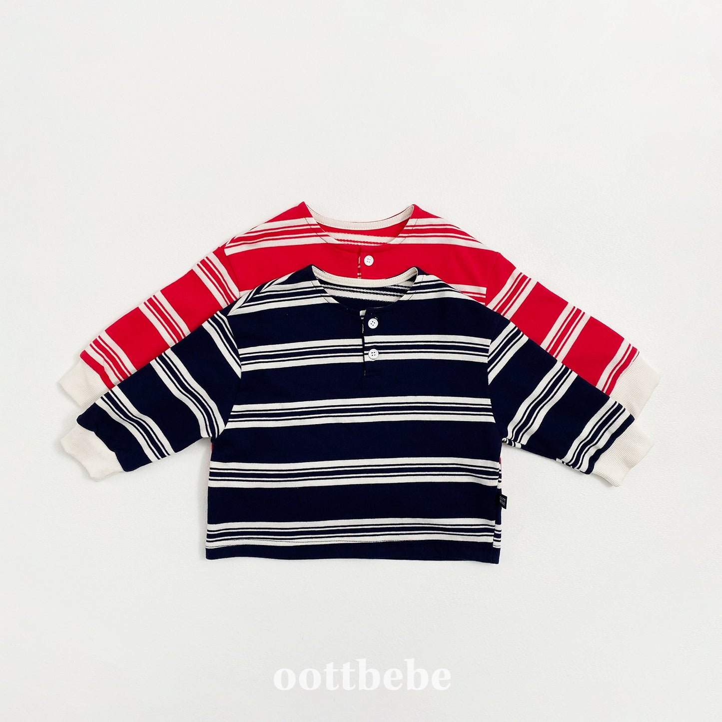 韓國童裝 | OT25328 Kids Stripe MTM