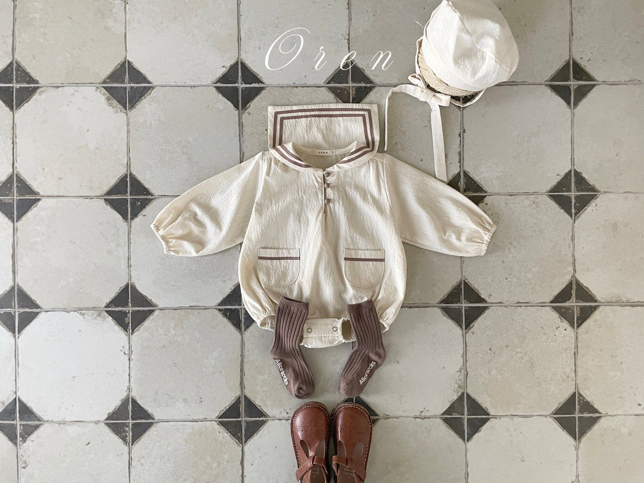 韓國童裝 25秋 | OR25312 Lucien Marine Collection - Baby Suit