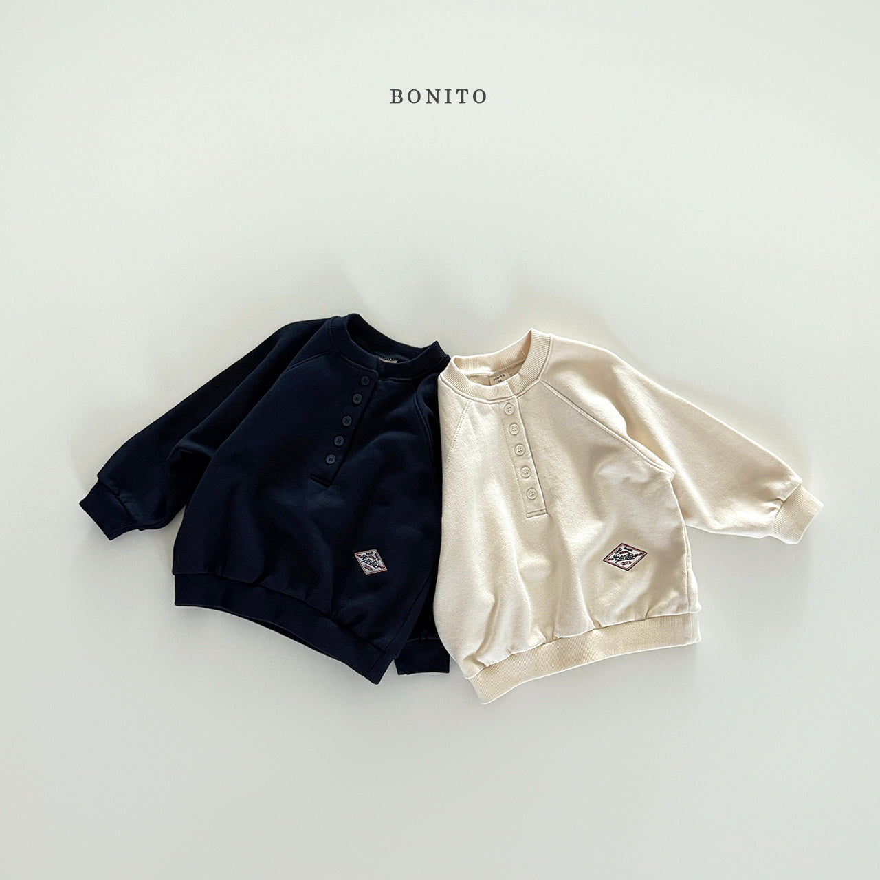韓國童裝 25秋| BT25331 BUTTON MTM (70-140CM)