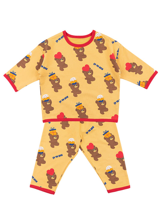 25FW 新款 室內服團購 (30/9截單) 無螢光長袖套裝(90-140) LS63