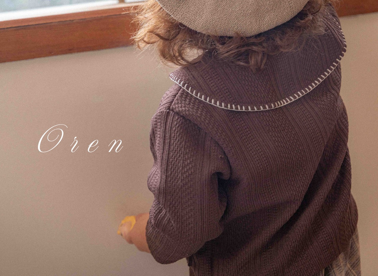韓國童裝 25秋 | OR25316 Lucien Melo Cardigan