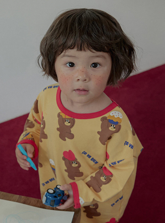 25FW 新款 室內服團購 (30/9截單) 無螢光長袖套裝(90-140) LS63