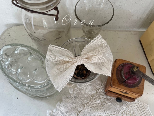 韓國童裝 25秋 | OR25310 Lace Ribbon Hairband