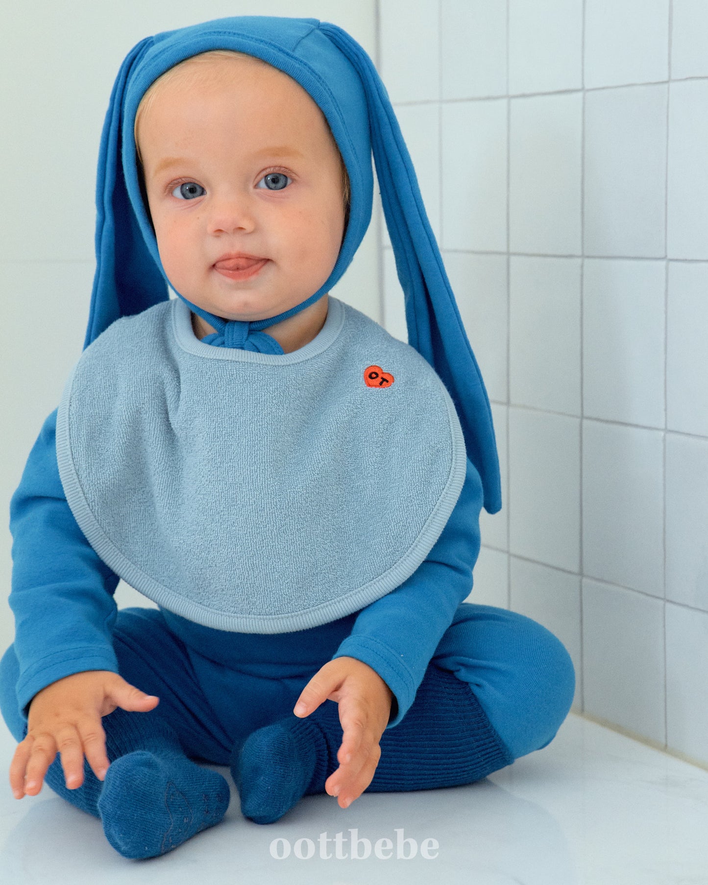 韓國童裝 | OT25314 Rainbow Baby Bib