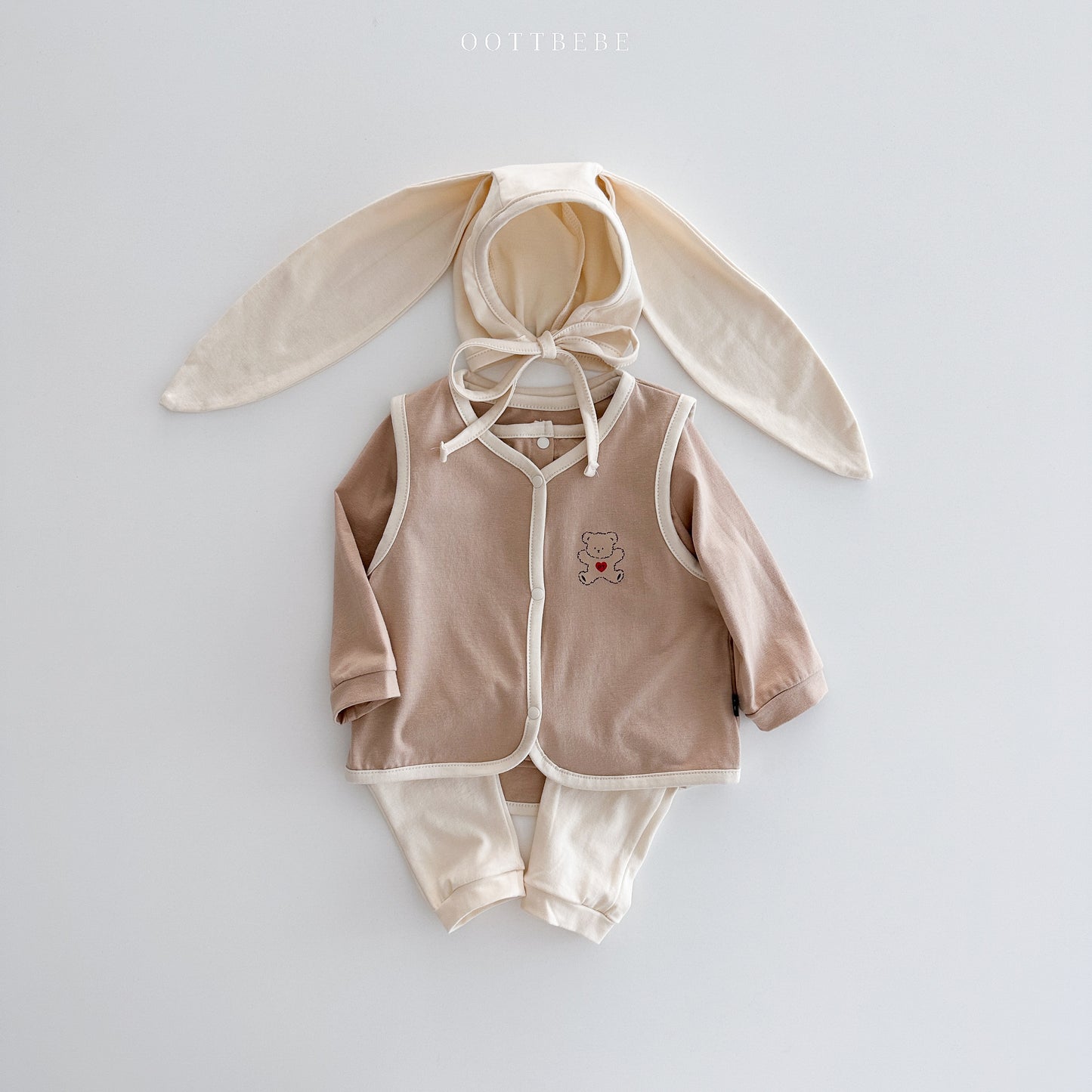 韓國童裝 | OT25101 Baby Bunny Bonnet