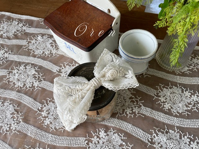 韓國童裝 25秋 | OR25310 Lace Ribbon Hairband
