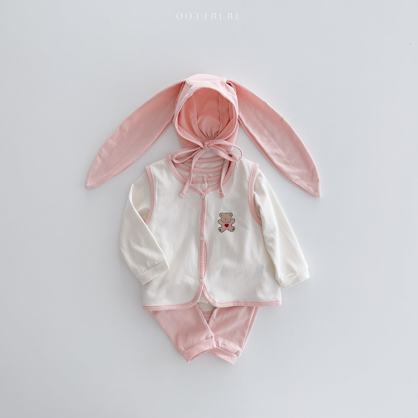 韓國童裝 | OT25101 Baby Bunny Bonnet