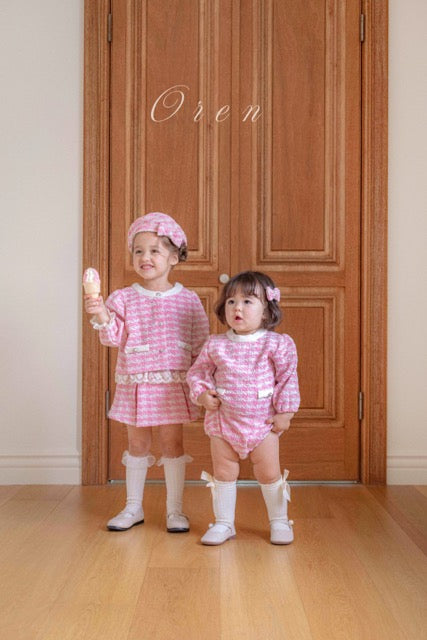 韓國童裝 25秋 | OR25311 Tweed Collection - Baby Suit