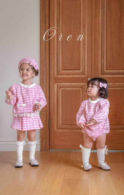 韓國童裝 25秋 | OR25311 Tweed Collection - Baby Suit