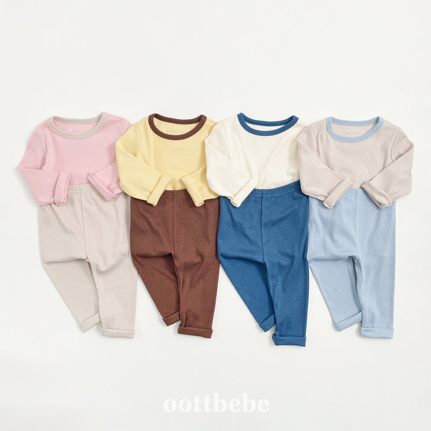 韓國童裝 | OT25339 Super Soft Top and Bottom Set