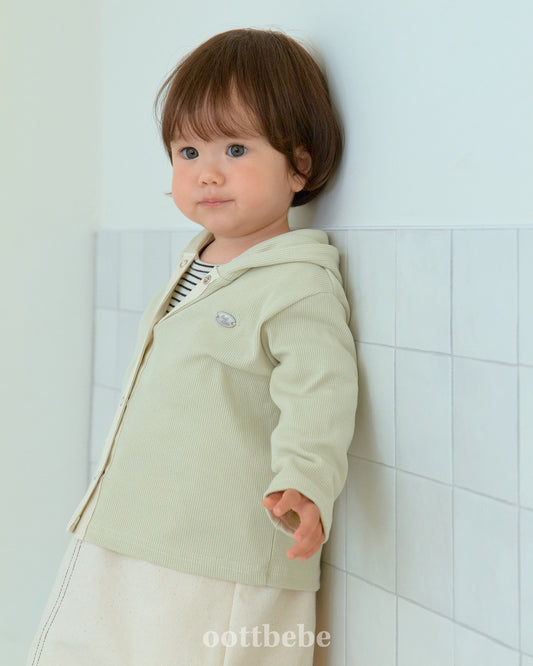 韓國童裝 | OT25321 Tee and Cardigan 2 set