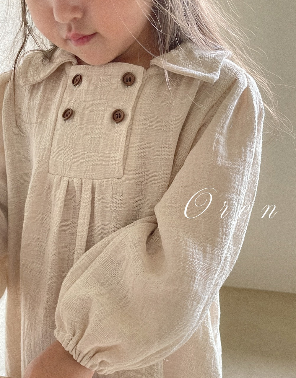 韓國童裝 25秋 | OR25319 Jacquard Double Collection - Dress