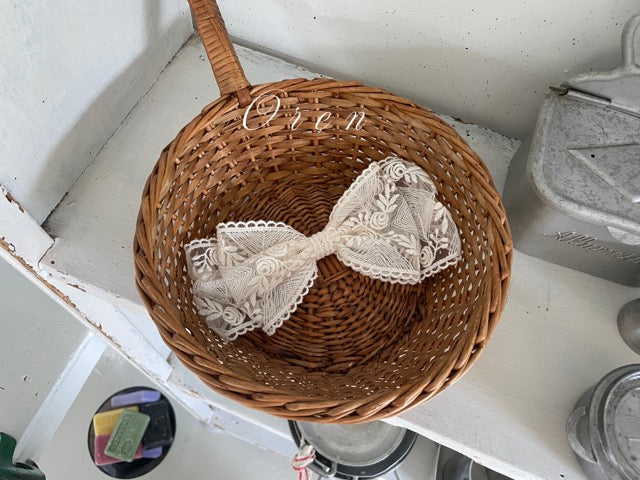 韓國童裝 25秋 | OR25310 Lace Ribbon Hairband