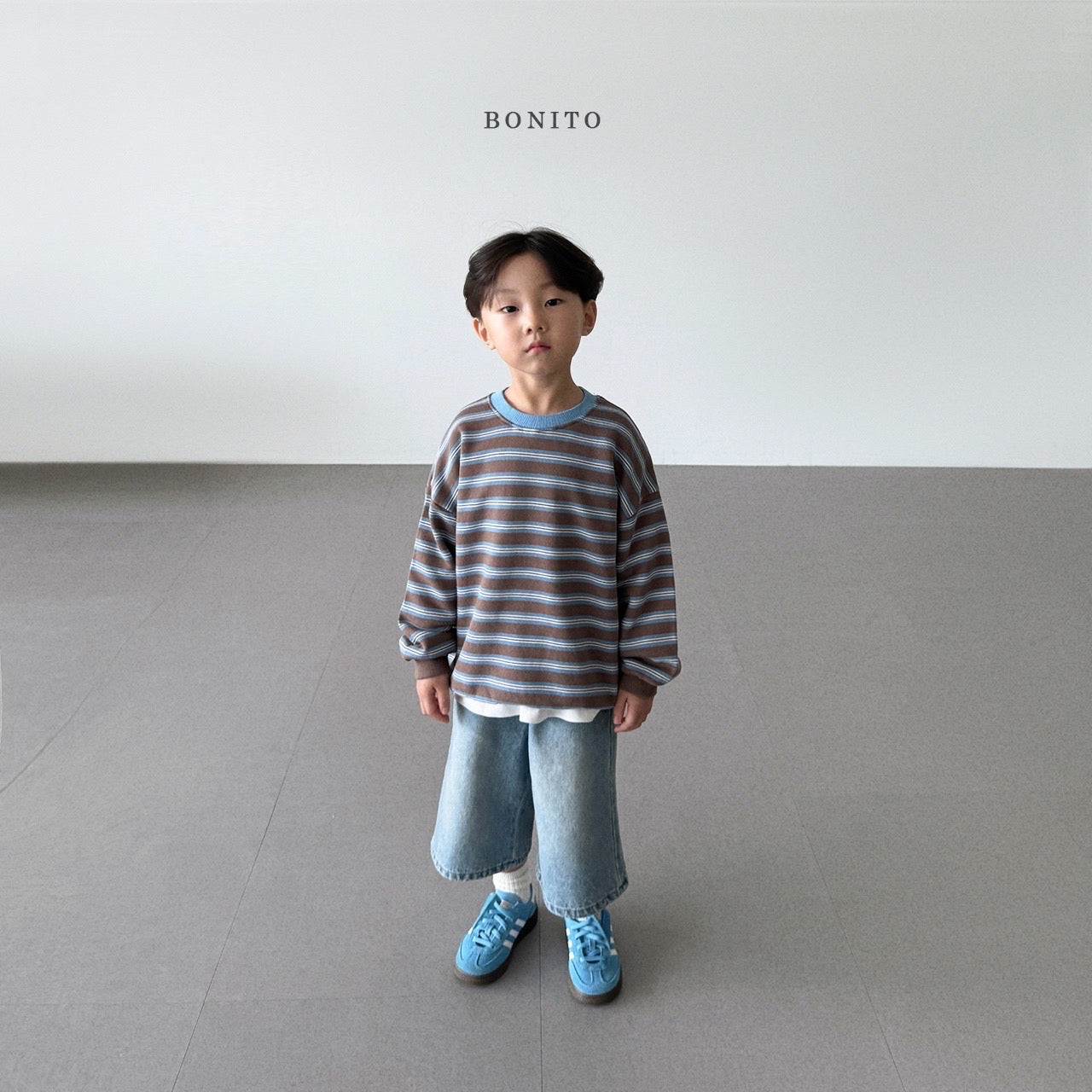 韓國童裝 25秋| BT25311 STRIPE MTM (70-140CM) (副本)