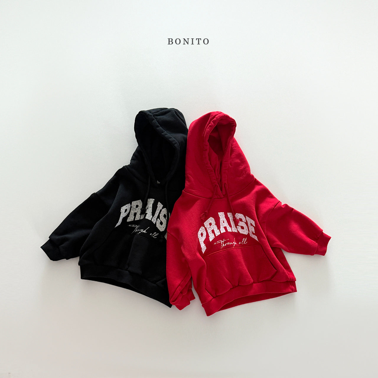 韓國童裝 25秋| BT25328 PRAISE HOODED MTM (70-140CM)